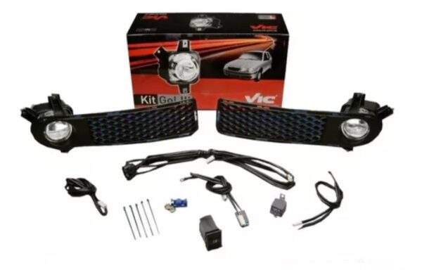 KITS FAROS AUXILIARES VW GOL 3- SAVEIRO 99/05 2000 VIC