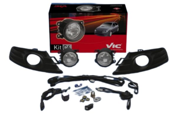 KITS FAROS AUXILIARES CITROEN C4 06/13 C/SOPORTES 2500 VIC