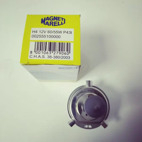 LÁMPARA HALÓGENA H4 12V 60/55W MAGNETI MARELLI - Image 2