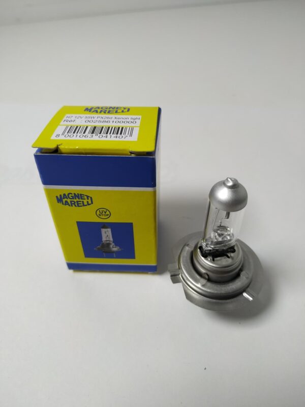 LÁMPARA HALÓGENA H7 12V 55W M. MARELLI XENON LIGHT
