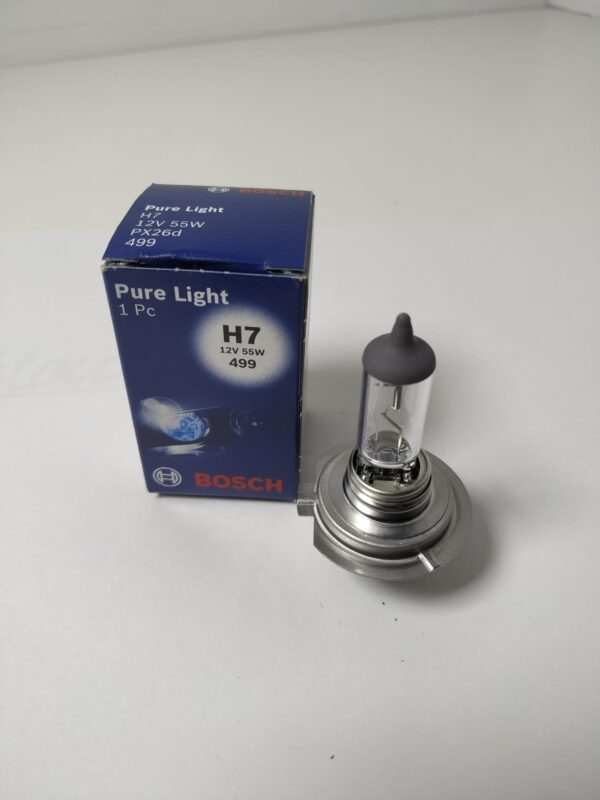 LÁMPARA HALÓGENA H7 12V 55W BOSCH PURE LIGHT