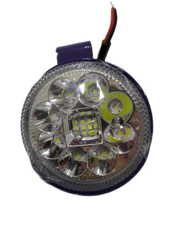 FAROS LED REDONDOS 12V 12 LEDS 3W (JUEGO X 2) - Image 4