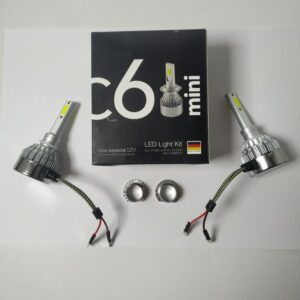 JUEGO LÁMPARAS H1 CREE LED C6 MINI 12V 20000LM SIN COOLER