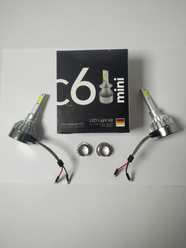 JUEGO LÁMPARAS H1 CREE LED C6 MINI 12V 20000LM SIN COOLER
