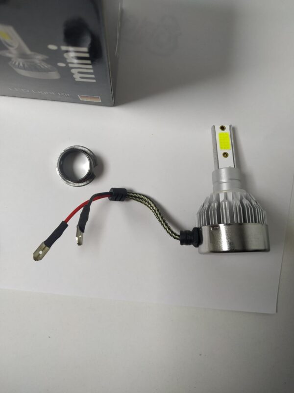 JUEGO LÁMPARAS H3 CREE LED C6 MINI 12V 20000LM SIN COOLER - Image 3