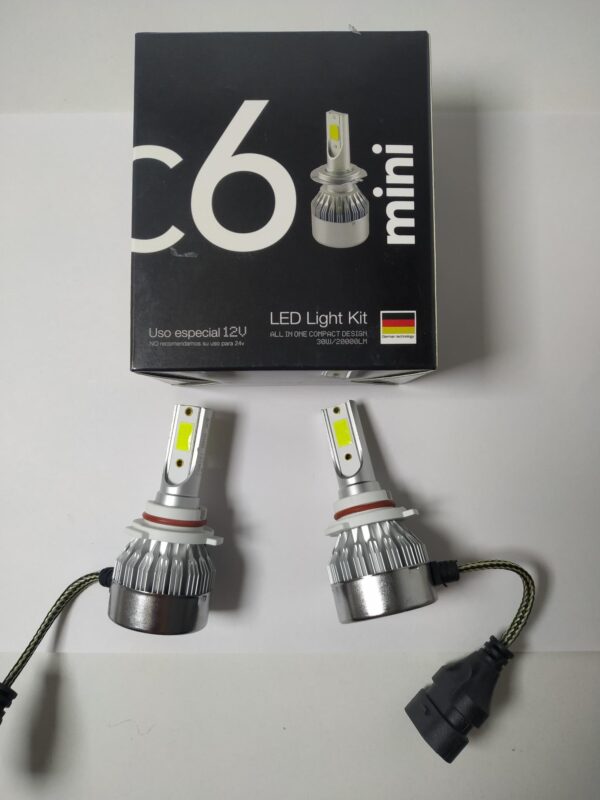 JUEGO LÁMPARAS HB4 CREE LED C6 MINI 12V 20000LM SIN COOLER
