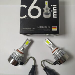 JUEGO LÁMPARAS HB3 CREE LED C6 MINI 12V 20000LM SIN COOLER