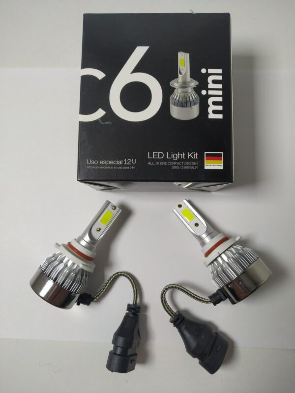 JUEGO LÁMPARAS HB3 CREE LED C6 MINI 12V 20000LM SIN COOLER