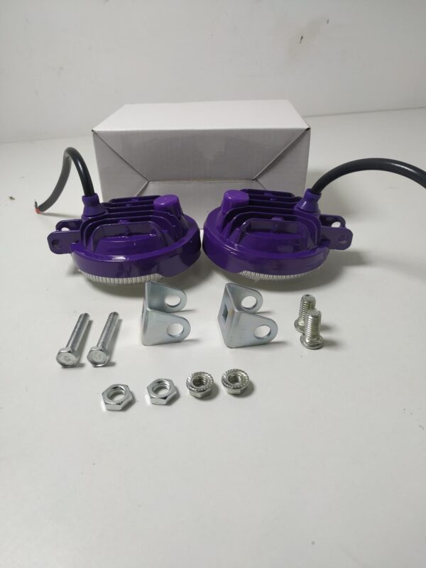 FAROS LED REDONDOS 12V 12 LEDS 3W (JUEGO X 2) - Image 2