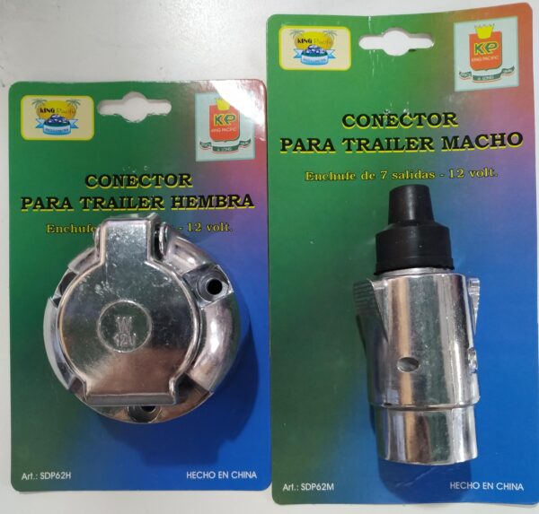 ENCHUFE COMPLETO 7 PUNTOS ALUMINIO IMPORTADO