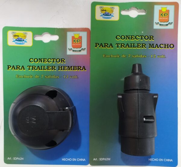 ENCHUFE COMPLETO 7 PUNTOS PLÁSTICO IMPORTADO