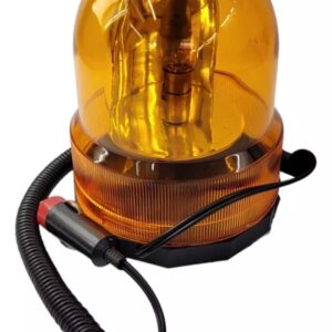 BALIZA ROTATIVA GIRATORIA IMANTADA 12V AMBAR