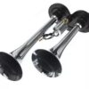 BOCINA AEROELÉCTRICA CROMADA 12V/24V DZE