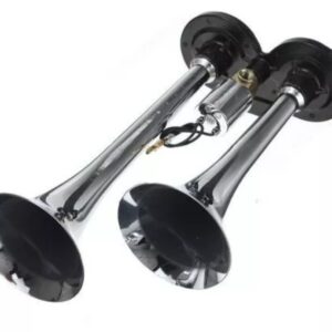 BOCINA AEROELÉCTRICA CROMADA 12V/24V DZE