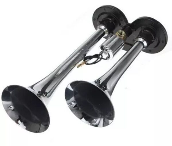 BOCINA AEROELÉCTRICA CROMADA 12V/24V DZE