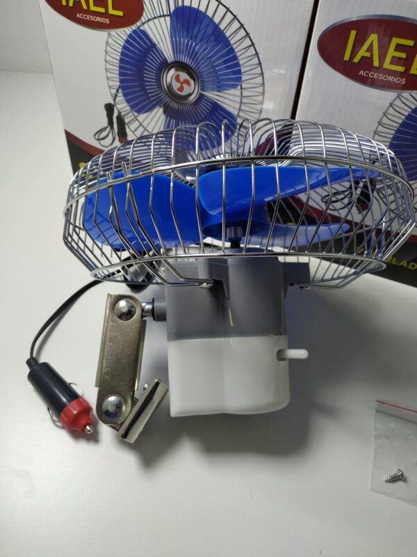VENTILADOR OSCILANTE PARA VEHÍCULOS 12V 8" - Image 3