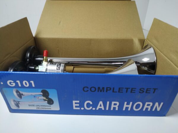 BOCINA AEROELÉCTRICA CROMADA 24V IMPORTADA - Image 5