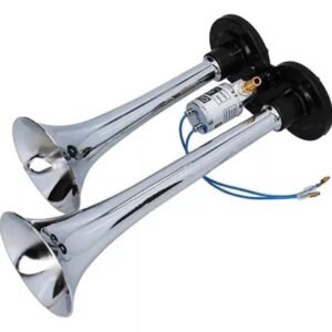 BOCINA AEROELÉCTRICA CROMADA 24V IMPORTADA