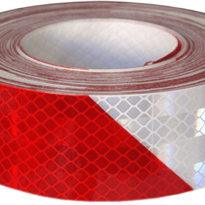 CINTA REFLECTIVA REGLAMENTARIA 3M ROJA/BCA. X 1 MTS.