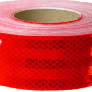 CINTA REFLECTIVA REGLAMENTARIA 3M ROJA X 1 MTS.