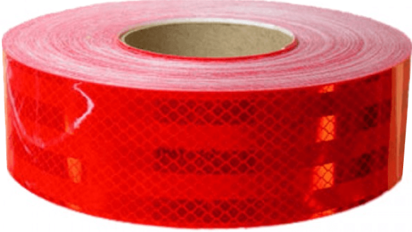 CINTA REFLECTIVA REGLAMENTARIA 3M ROJA X 1 MTS.