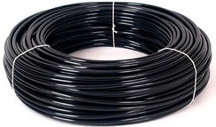 MANGUERA CAÑO POLIAMIDA 10X8 MM. NEGRA P/ NEUMÁTICA