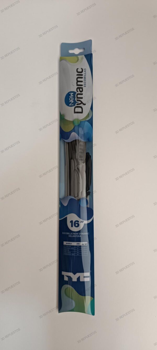 ESCOBILLA DEL. LIMPIAPARABRISAS 16" TYC NEW DYNAMIC
