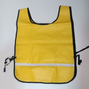 PECHERA DE PVC AMARILLA CON REFLECTIVO