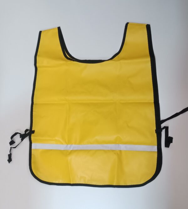 PECHERA DE PVC AMARILLA CON REFLECTIVO