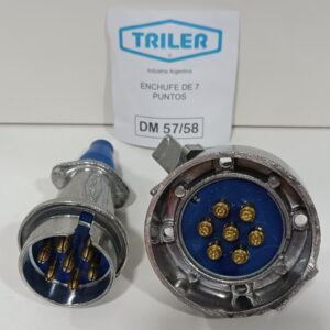 ENCHUFE COMPLETO 7 PUNTOS ALUMINIO TRILER