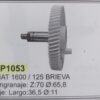 ENGRANAJE L/P FIAT 125 - 1600 BRIEVA