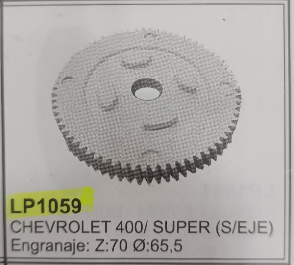 ENGRANAJE L/P CHEVROLET 400 SÚPER (SIN EJE)