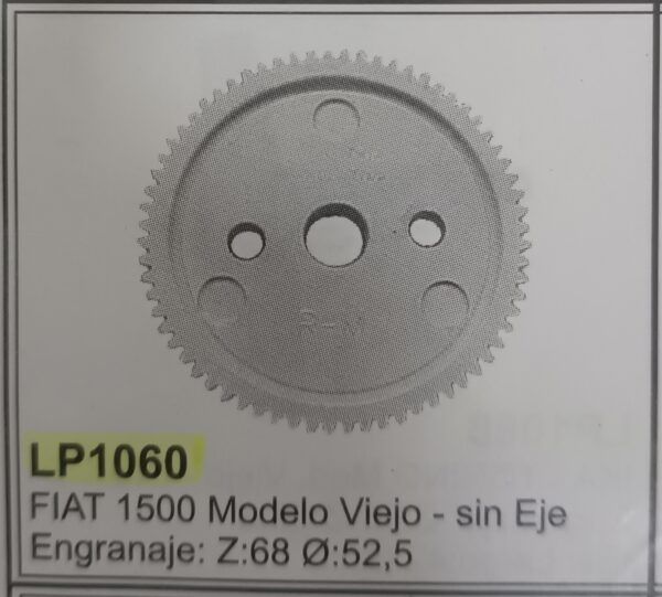ENGRANAJE L/P FIAT 1500 MODELO VIEJO SIN EJE