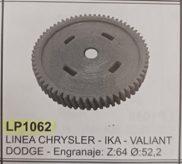 ENGRANAJE L/P CHRYSLER - IKA - VALIANT - DODGE