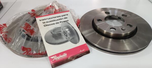 DISCOS DE FRENO VW LLANTA 14" DELANTEROS JUEGO X2