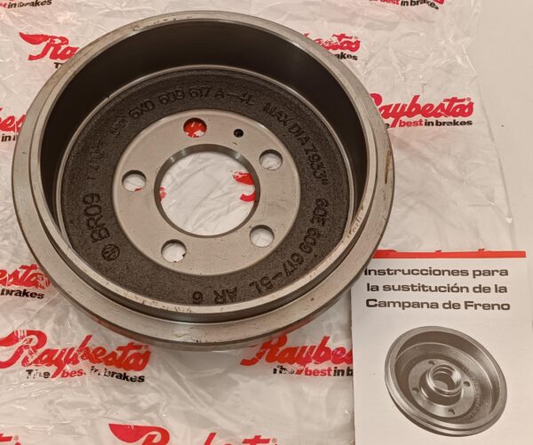 CAMPANA DE FRENO TRASERA VW FOX - SURAN 1.6 04/...
