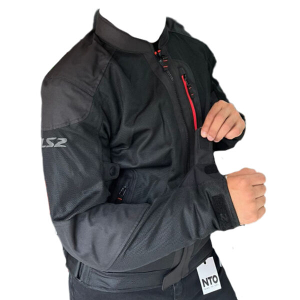 Campera LS2 Alba Negra/Gris Hombre - Image 5