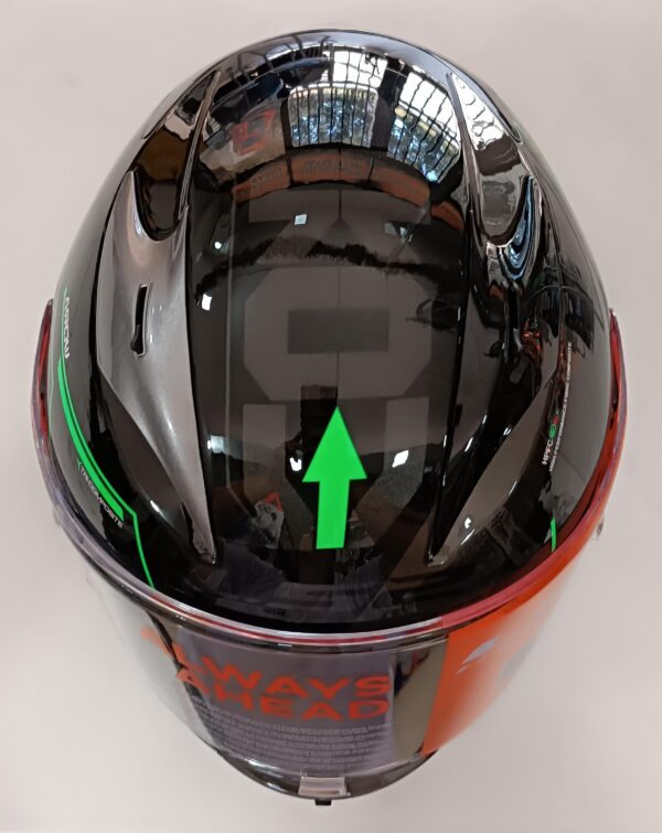 Casco FF323 Arrow Evo Techno Ne/Gr/Ve Hombre - Image 6