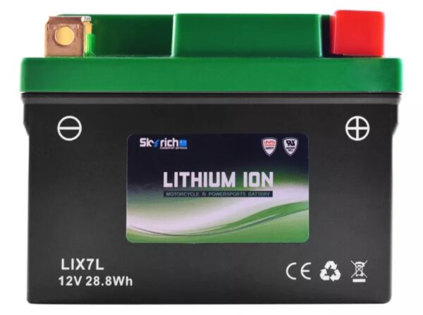 BATERIA DE LITIO SKYRICH LIX7L PARA MOTO LIBRE MANT.