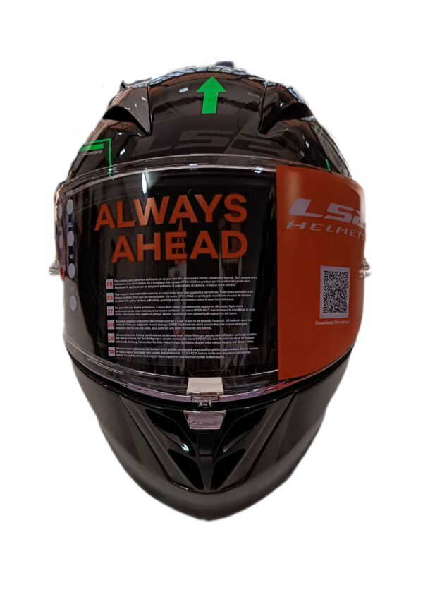 Casco FF323 Arrow Evo Techno Ne/Gr/Ve Hombre