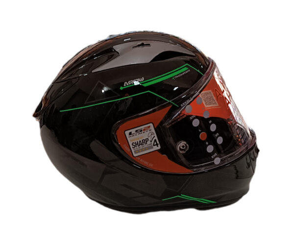 Casco FF323 Arrow Evo Techno Ne/Gr/Ve Hombre - Image 3