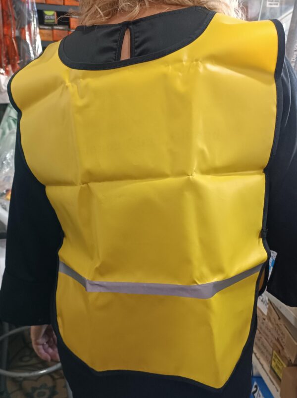 CHALECO DE SEGURIDAD REFLECTIVO PVC AMARILLO - Image 3