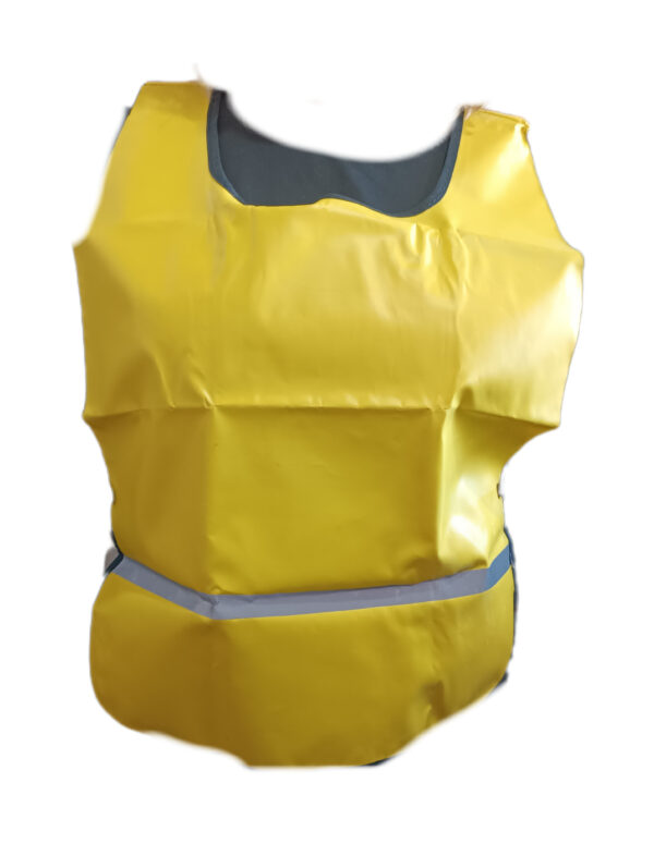 CHALECO DE SEGURIDAD REFLECTIVO PVC AMARILLO