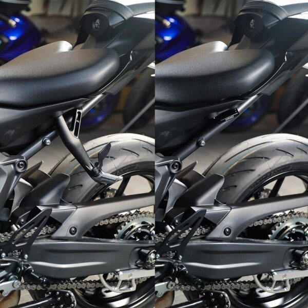 SOPORTES REEMPLAZO DE PEDALINES TRASEROS YAMAHA R1 2015+ - Image 6