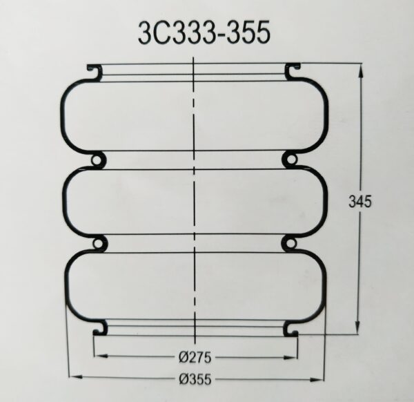 FUELLE CÀMARA SUSPENSIÒN NEUMÀTICA 3C 333 355 - Image 2