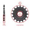 PIÑON ORIGINAL KAWASAKI NINJA ZX-6R 13144-0038 - Image 3