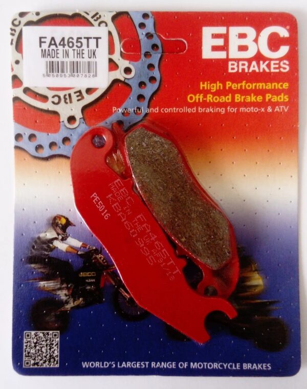 PASTILLAS DE FRENO EBC FA465TT HONDA 250 TRASERAS - Image 2