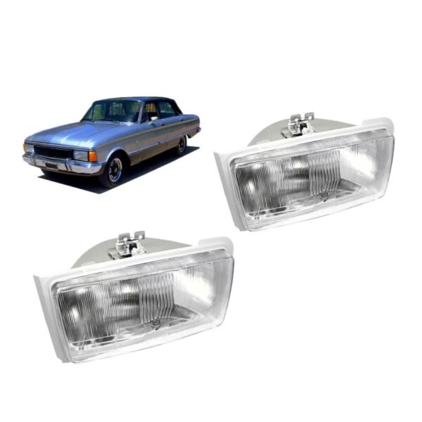 JUEGO DE OPTICAS FORD FALCON 1978/1982 IZQ/DER GRIS