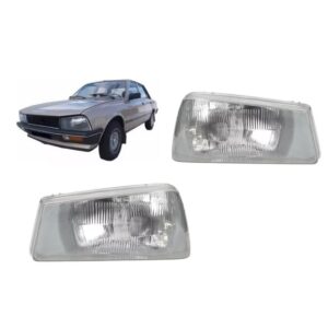 JUEGO DE OPTICAS PEUGEOT 505 1979/1991 SIN LUZ POS.