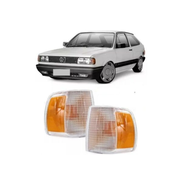 JUEGO DE FAROS DEL. GIRO VW GOL/SEN/SAV G1 1991/95 TIPO "C"
